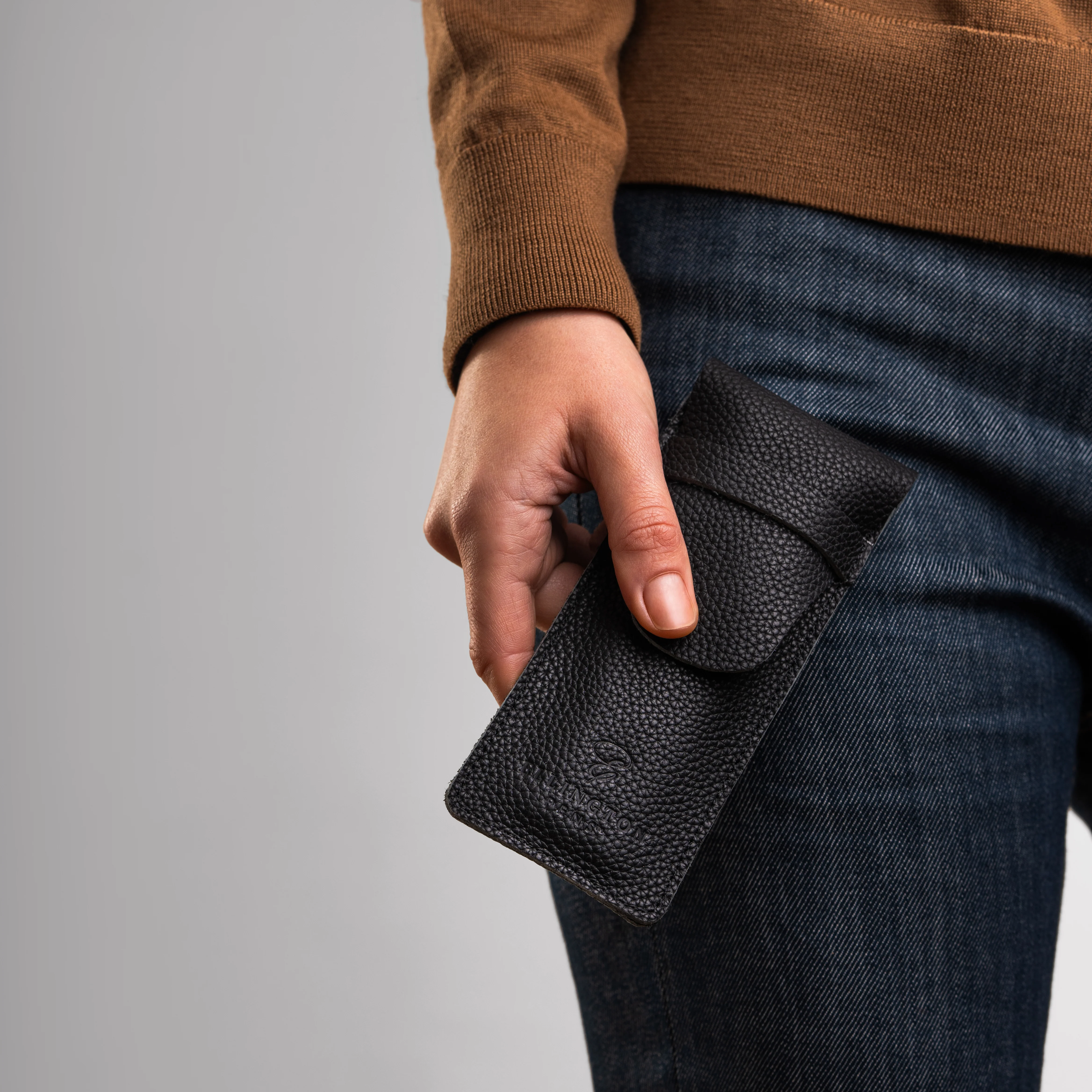 Leather Pen Case Black - Image 4