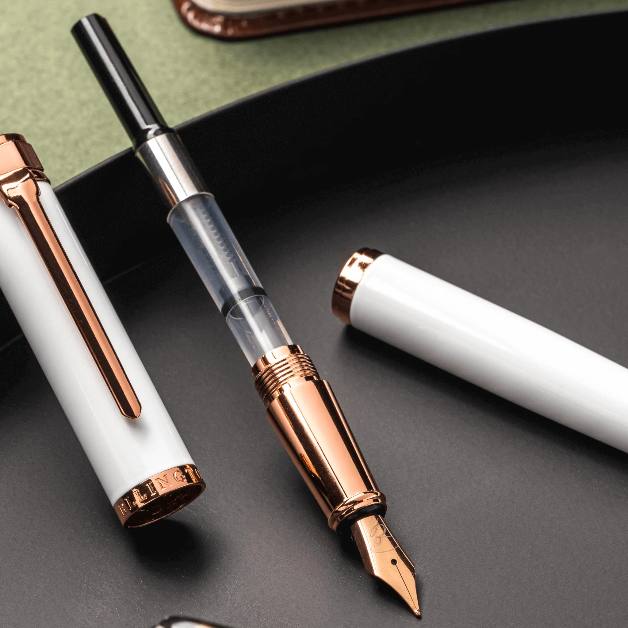 Replacement Nib with Ink Converter - Rose Gold - Image 4
