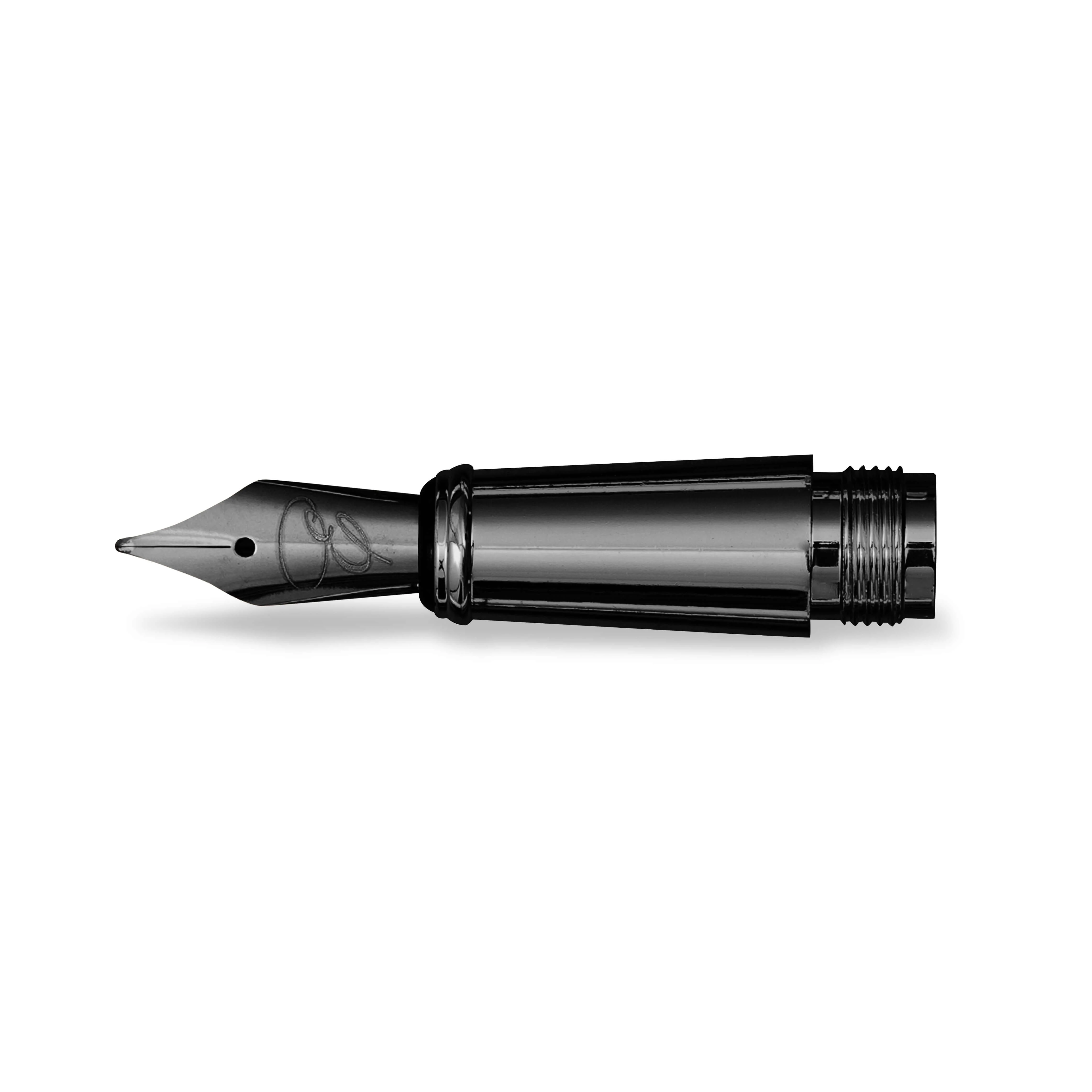 Replacement Nib with Ink Converter - All Black - Image 9