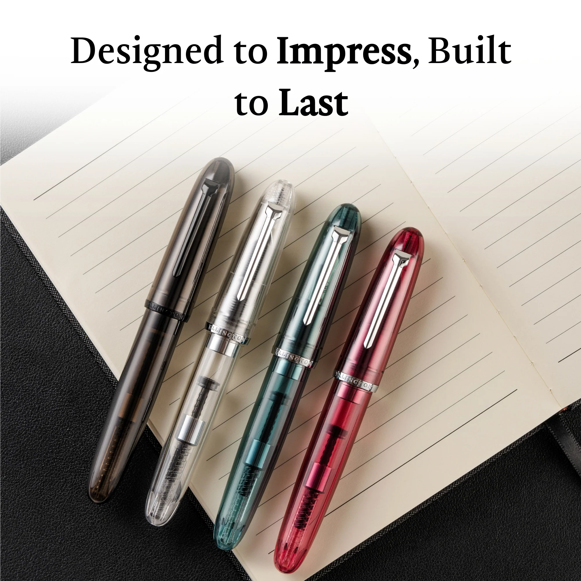 Crimson Clarity - Transparent Fountain Pen - Image 9