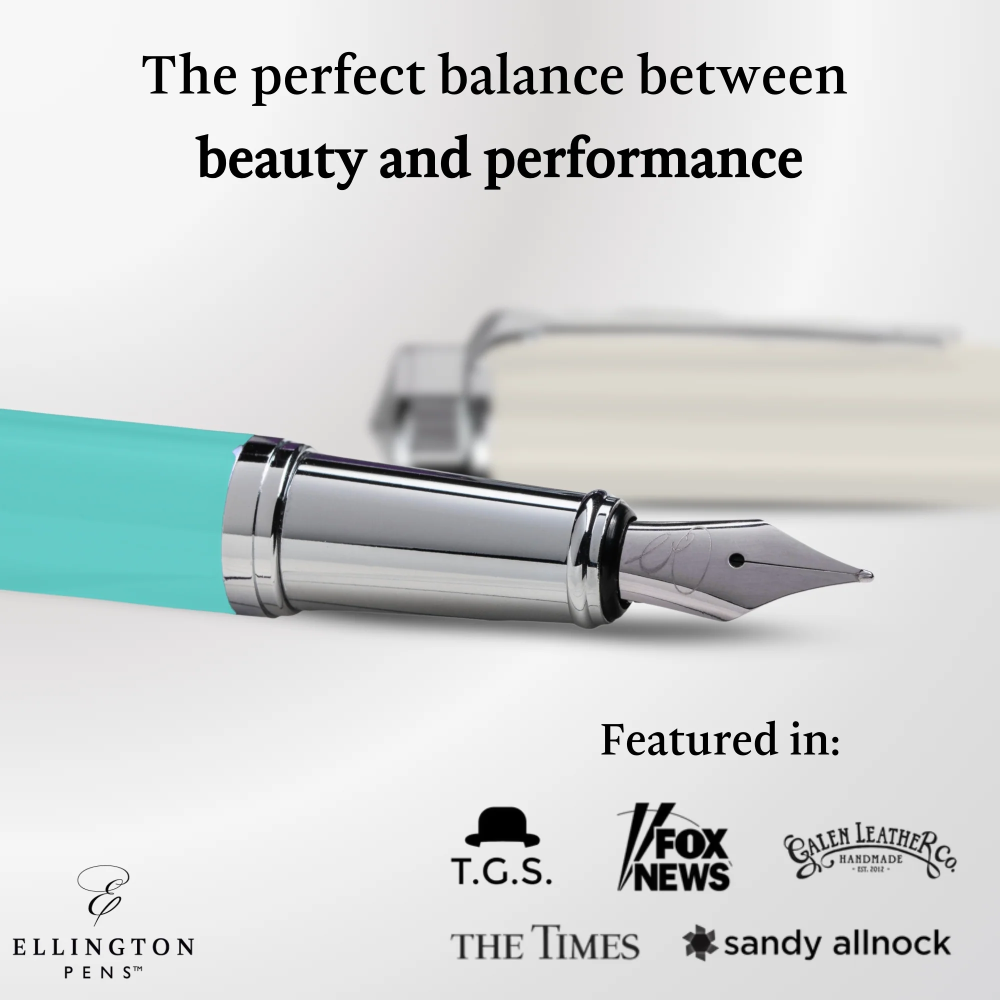 Vintage Mint Fountain Pen - Image 5