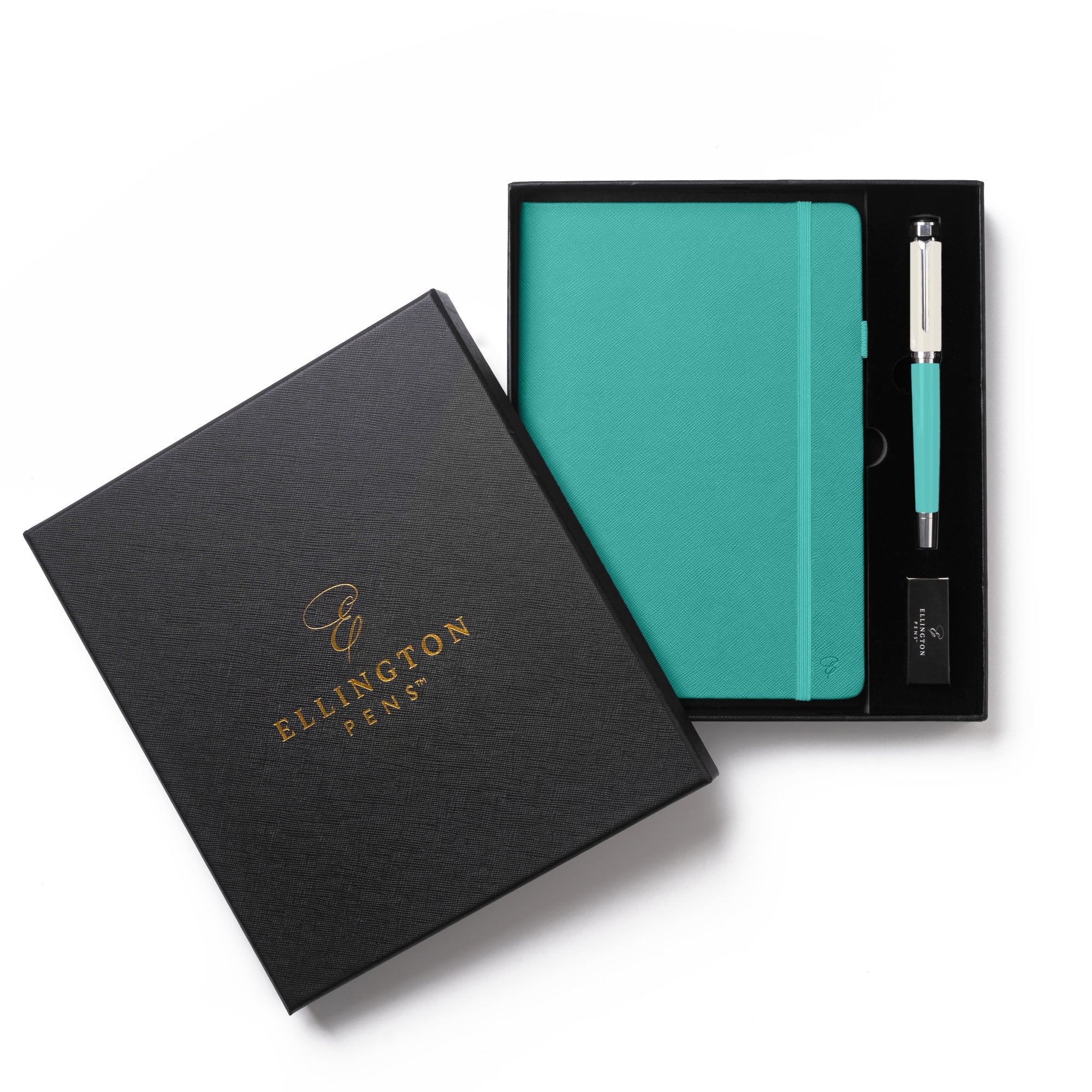 Vintage Mint Journal and Pen Gift Set - Image 2